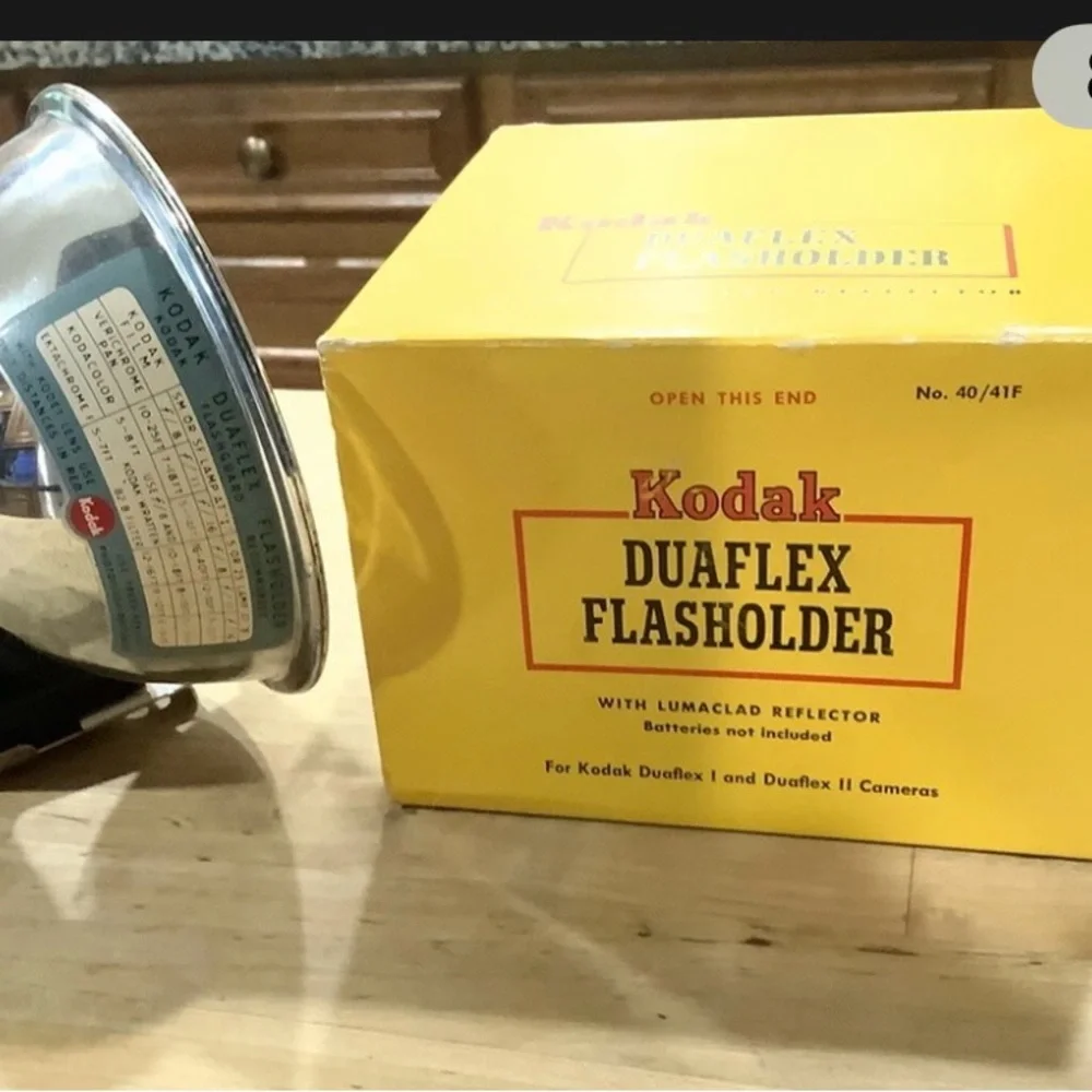 Vintage Kodak Duaflex Camera and Flash Unit